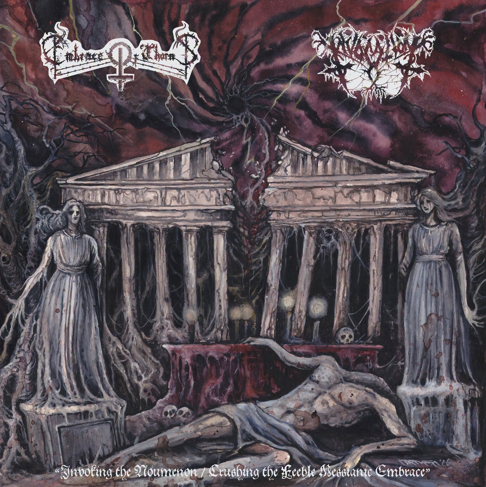 Embrace of Thorns and Invocation announce split mini-album